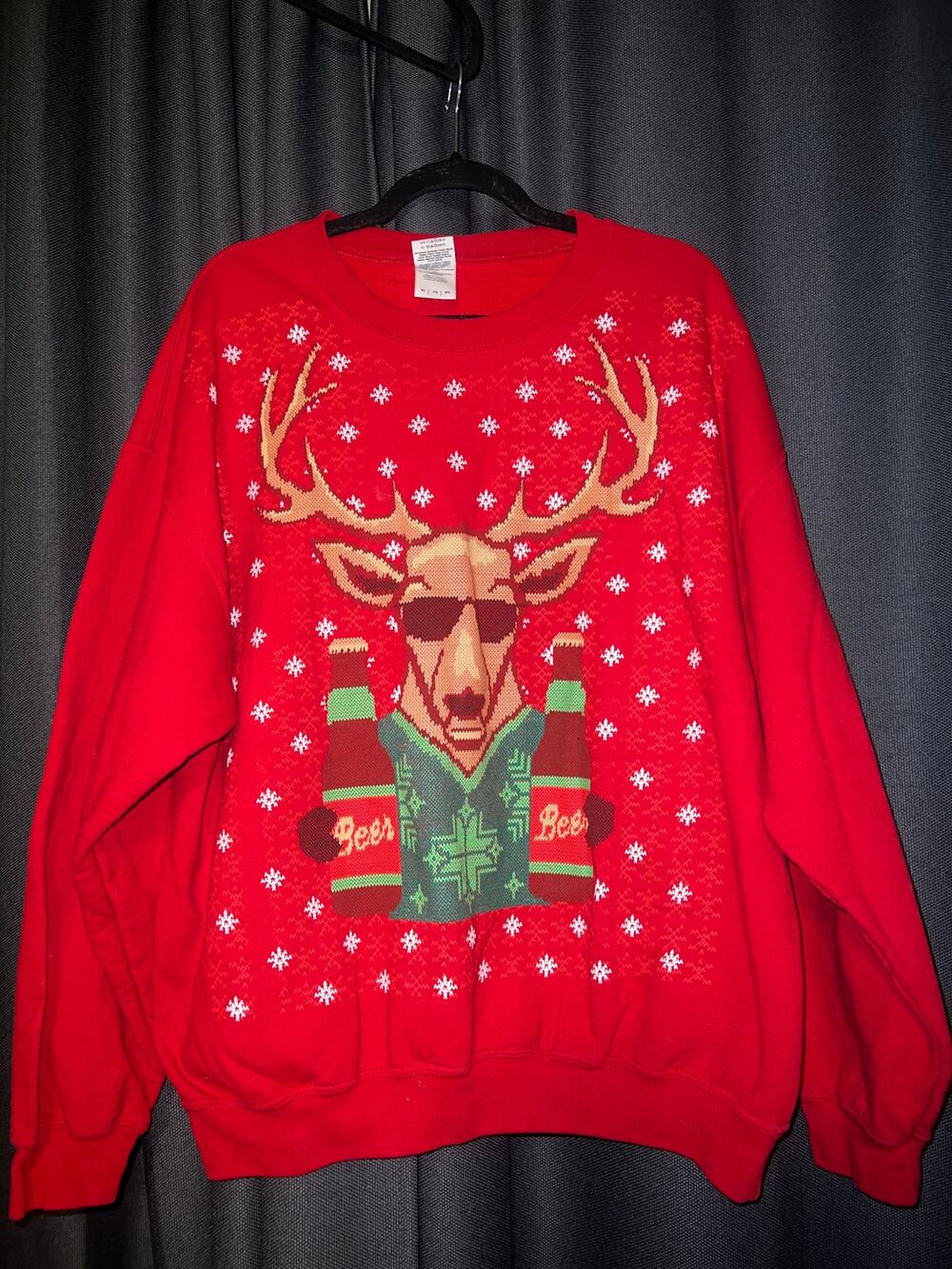 Ugly Christmas Sweater Xmas Size XL